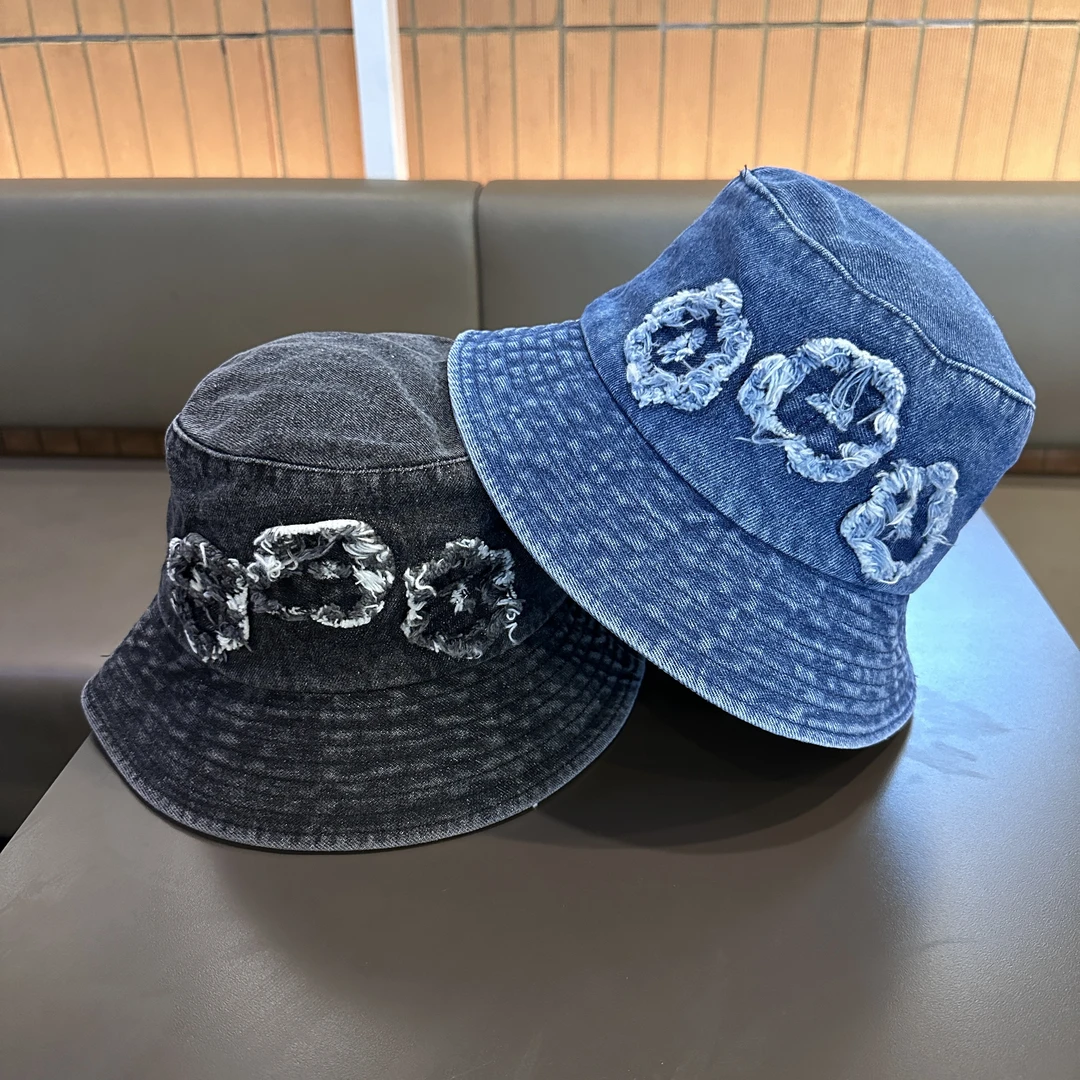 2025春秋新款儿童水洗做旧牛仔渔夫帽复古街潮流韩版时尚盆帽百搭