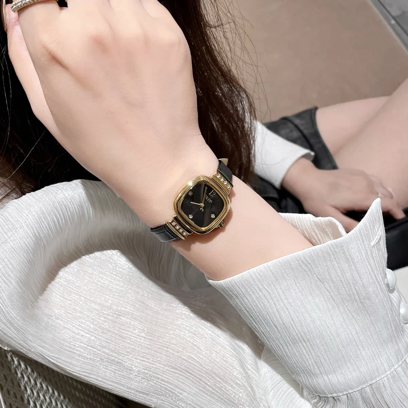 Julius/聚利時手表女小众轻奢复古百搭小方表2025新方形女士手表