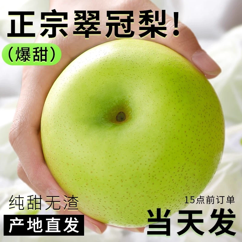 梨子正宗砀山梨酥梨当季水果新鲜现摘安徽皇翠冠整箱青梨香梨雪梨