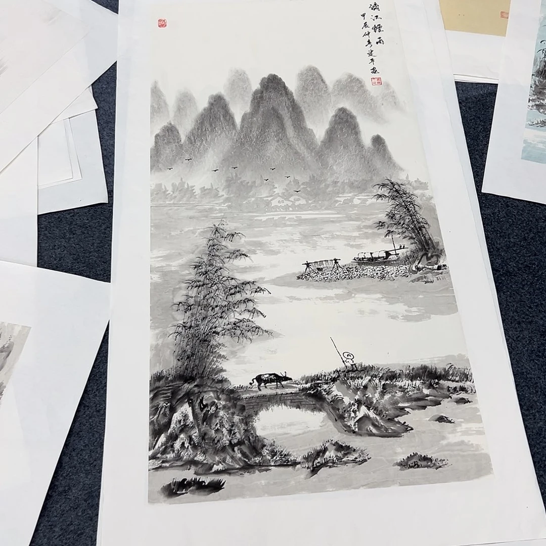 国画XD国画作品手绘