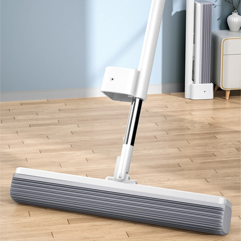 免手洗海绵拖把家用懒人一拖净拖把免手洗滚轮提拉挤水吸水胶棉头