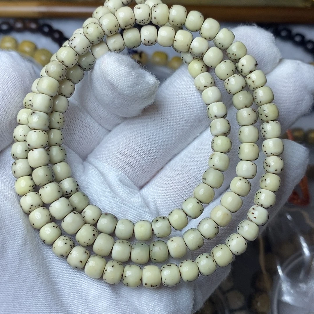 手串星月菩提65豆芽大留白特价