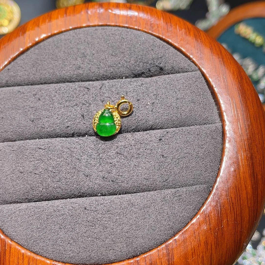 翡翠银S925镶嵌吊坠(不含链)