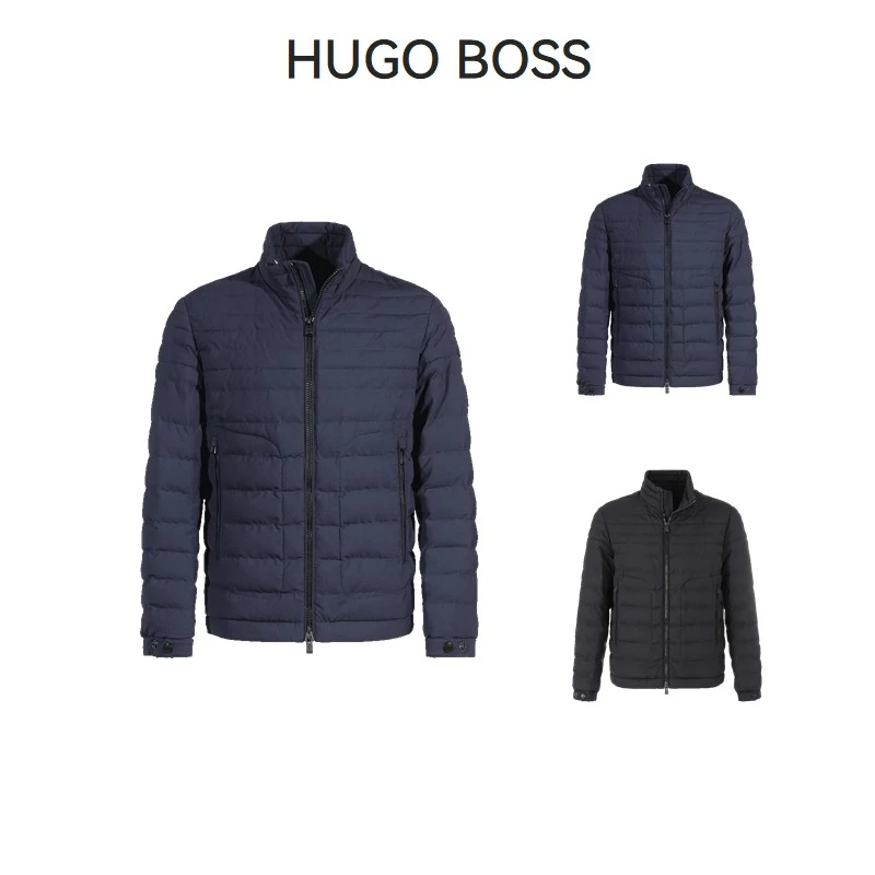 Hugo Boss雨果博斯男士Performance机能通勤系列立领棉服50495670