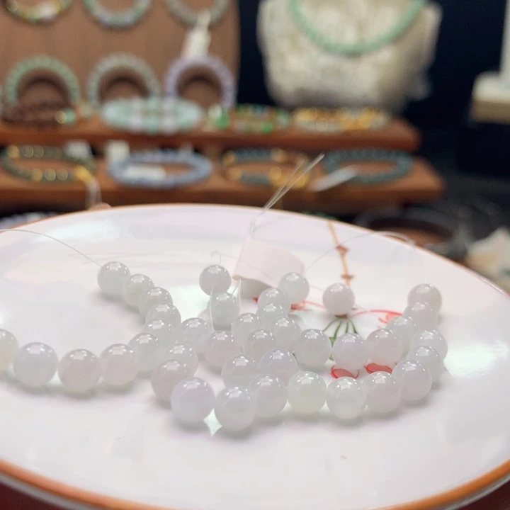 翡翠未镶嵌手链翡翠d48