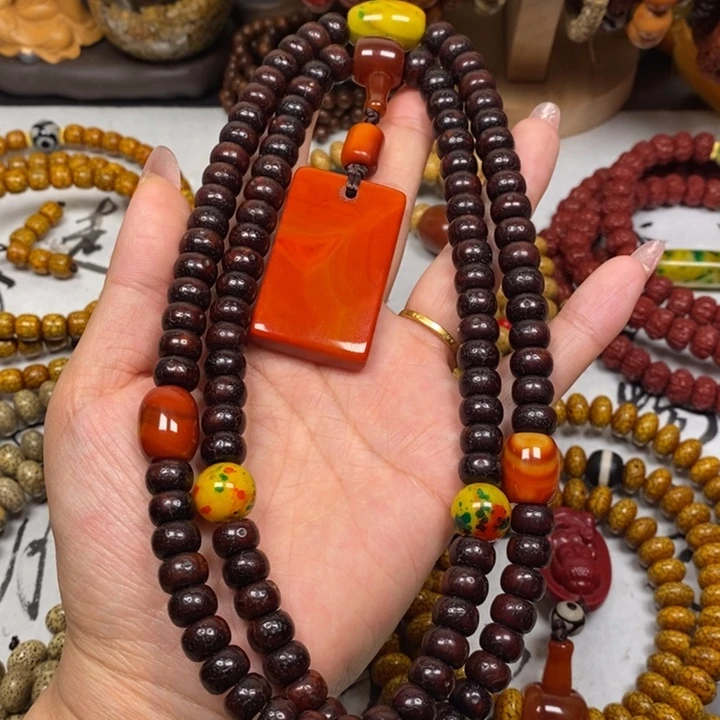 子***长星月菩提吊坠老星月