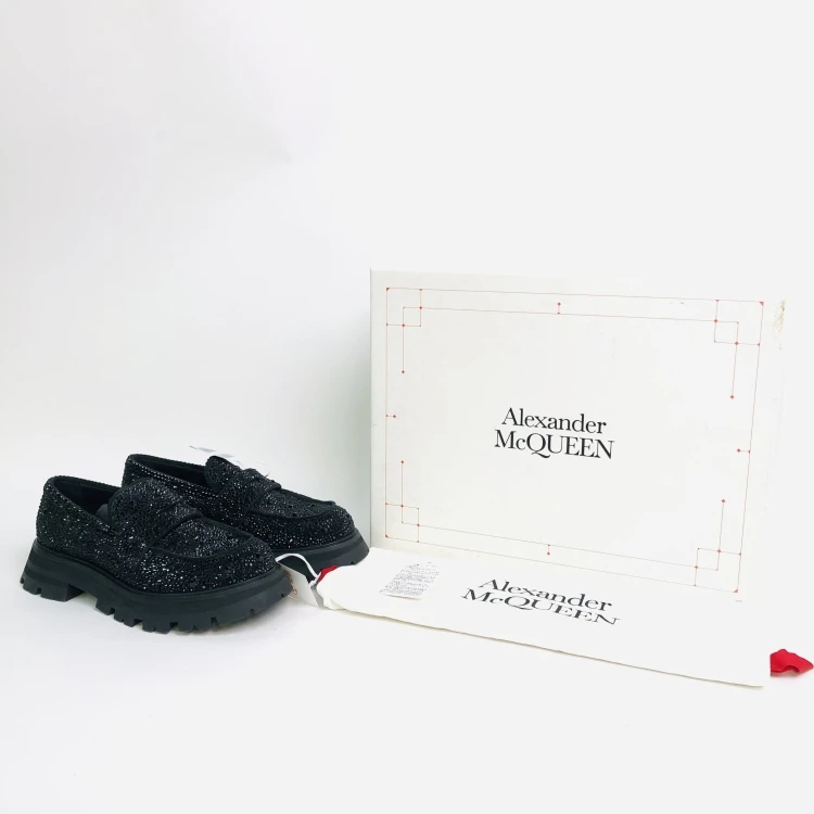 95新 Alexander McQueen/亚历山大·麦昆 妃鱼/无/厚底鞋/凡0727