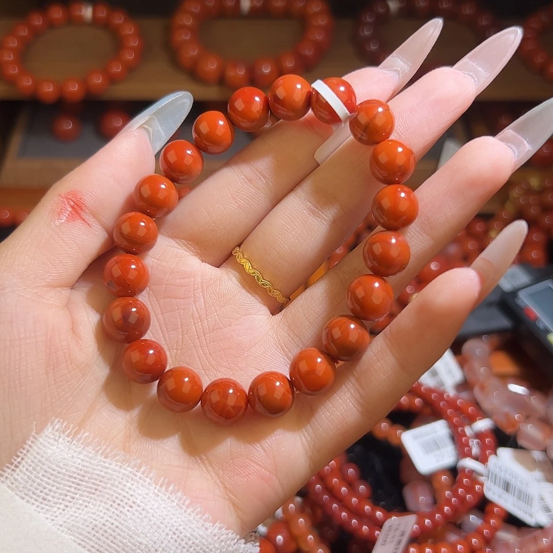南红玛瑙手串未镶嵌9mm