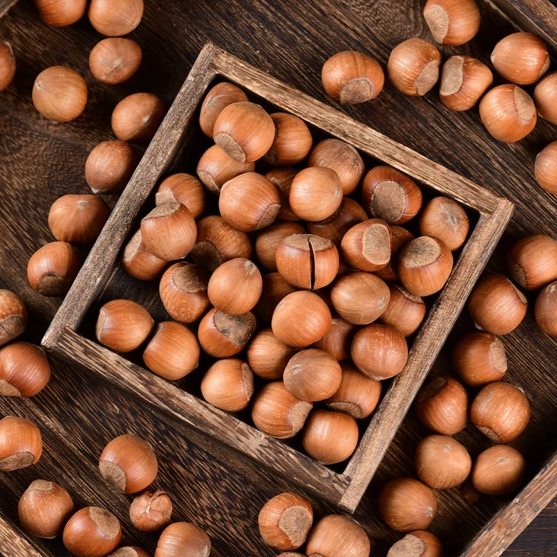 新货东北特产山榛水漏薄皮笨炒野生炒熟榛子坚果