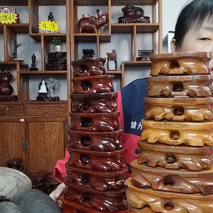 a801c+a803长椭圆形实木底座