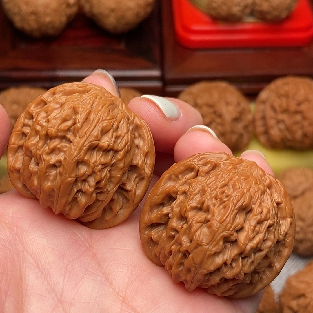 文玩核桃把件磨盘全品37