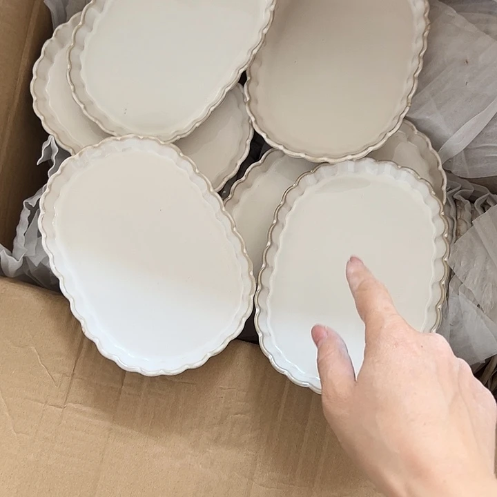 瓷片全部瑕疵特价7寸6个反