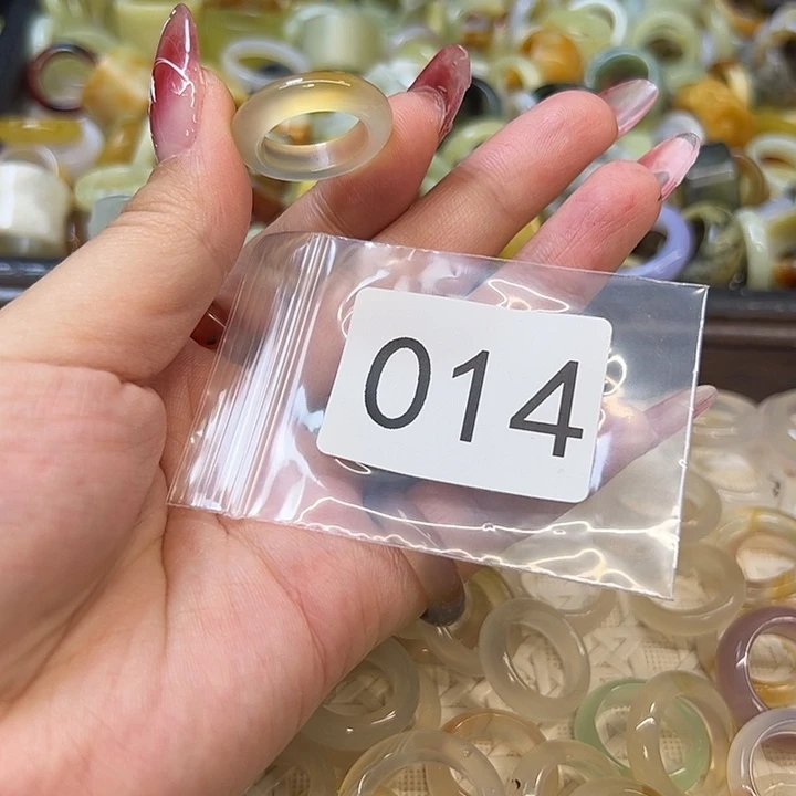 玛瑙/玉髓未镶嵌戒指