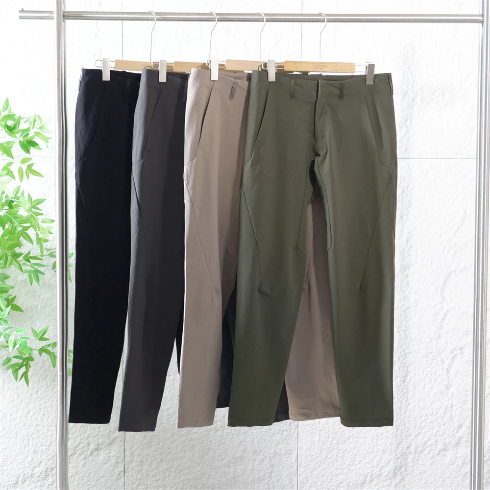 秋季男士城市户外运动直筒休闲裤立裁简约百搭舒适机能长裤28103