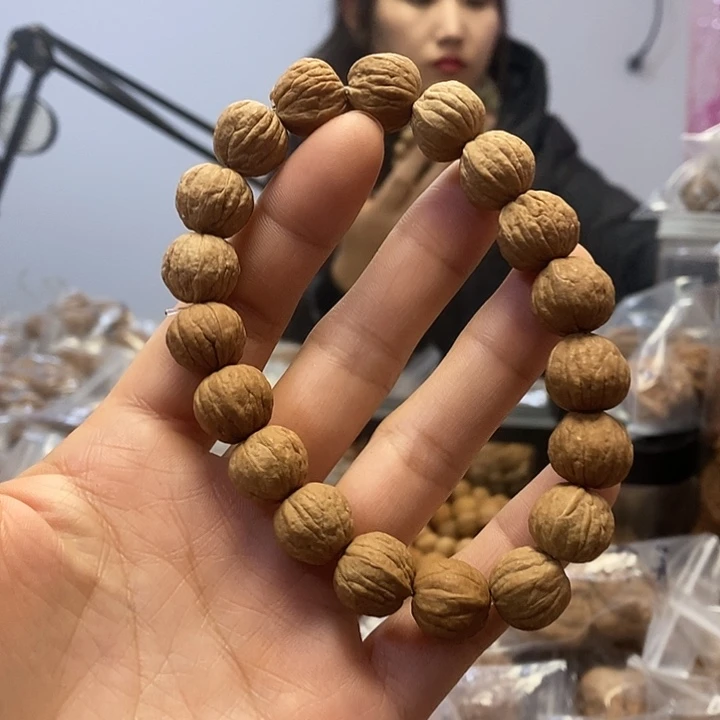 文玩核桃把件铁锤猴头手串