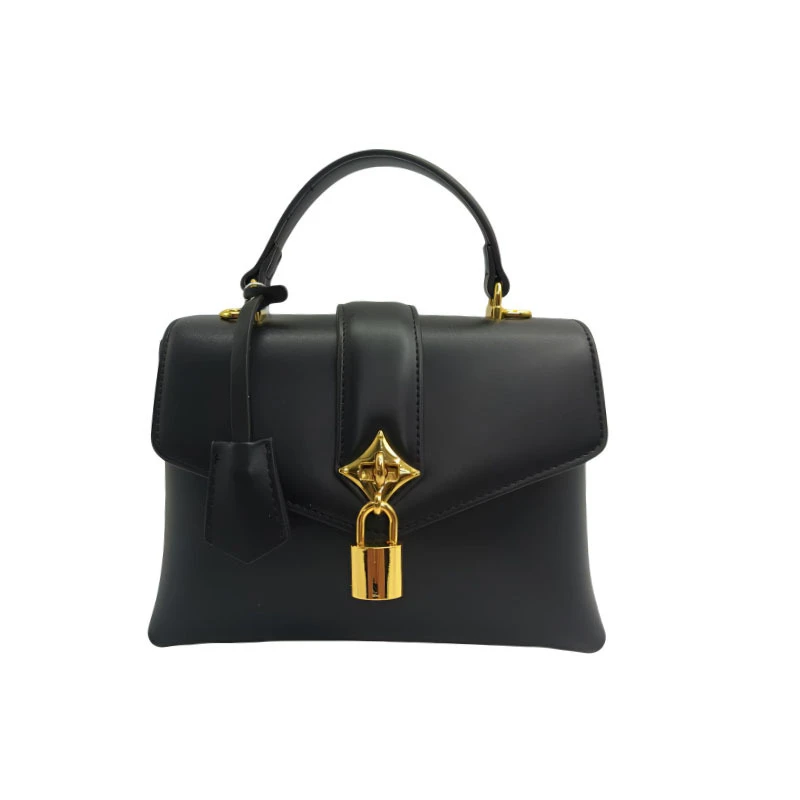 RAIN.CUN【初阳甄选】QYX-02103-黑色轻奢潮流经典小众女包