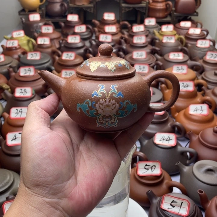 茶壶紫砂宜兴紫砂半手工