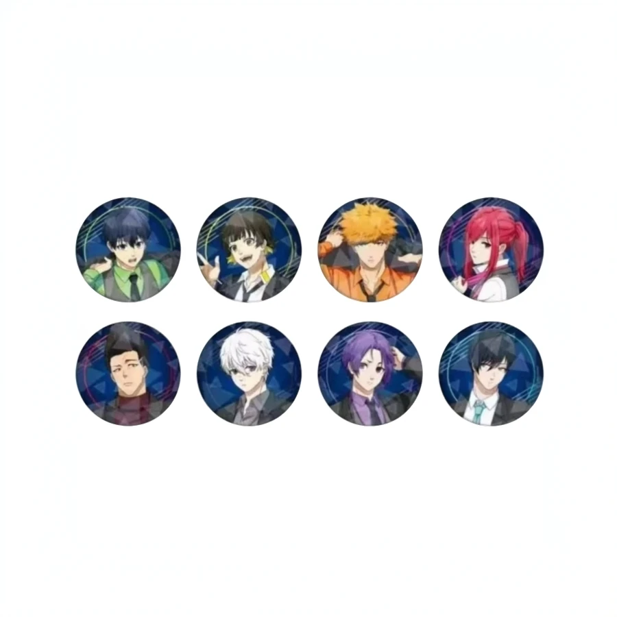 【日谷盲盒】A3 蓝色监狱 蓝锁周边 黑西装ver.  闪吧唧徽章 拆盒