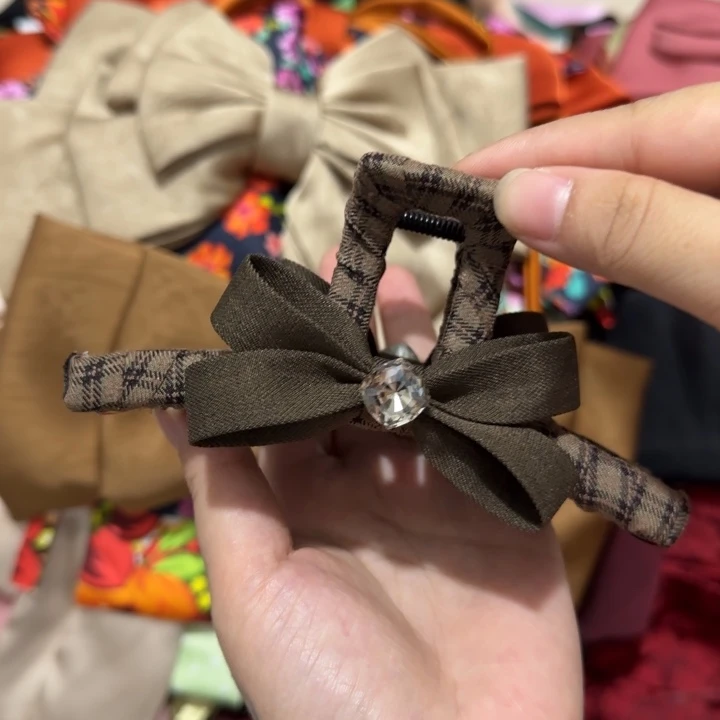皮质铁合金发饰品捉夹