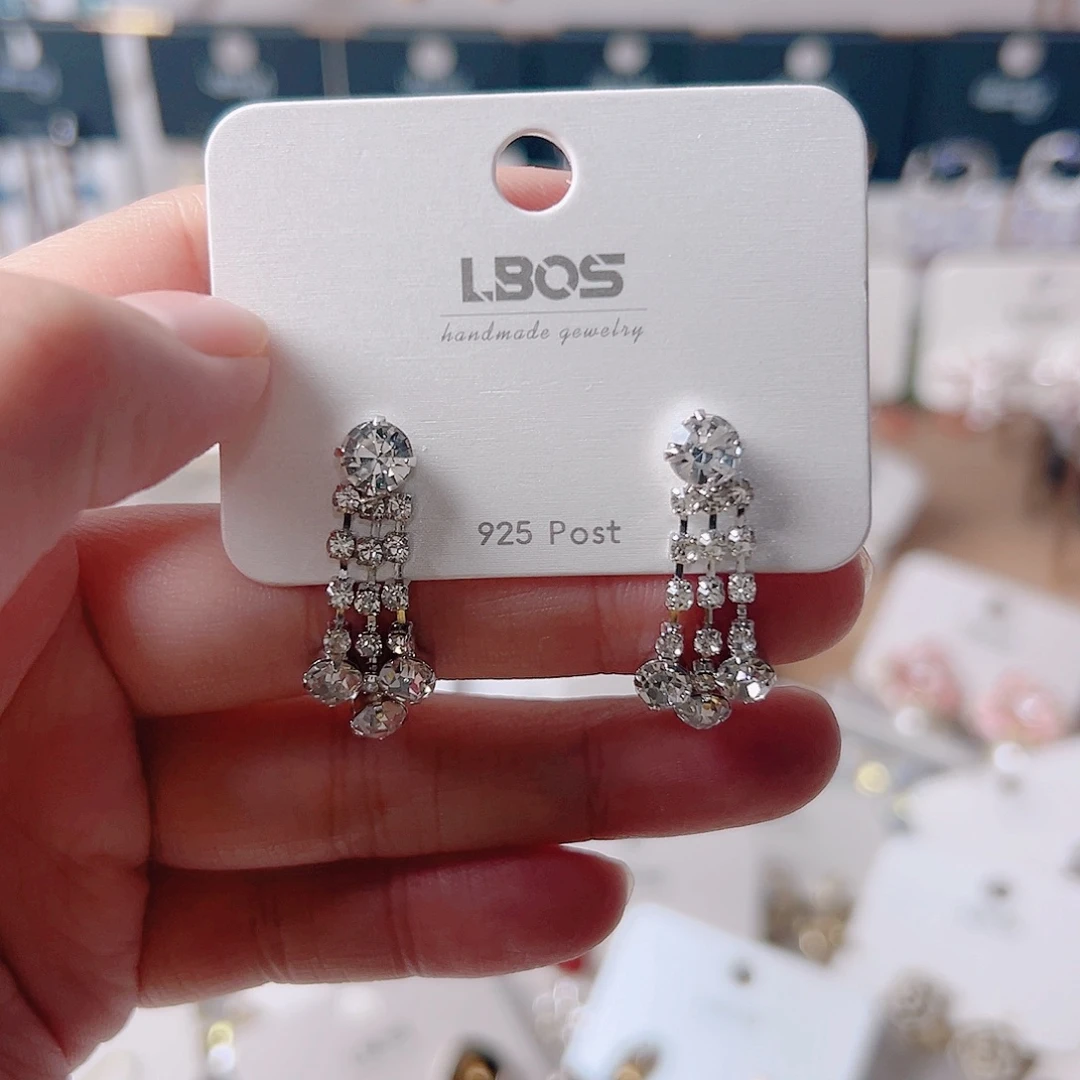 锆石纯铜合金耳环的