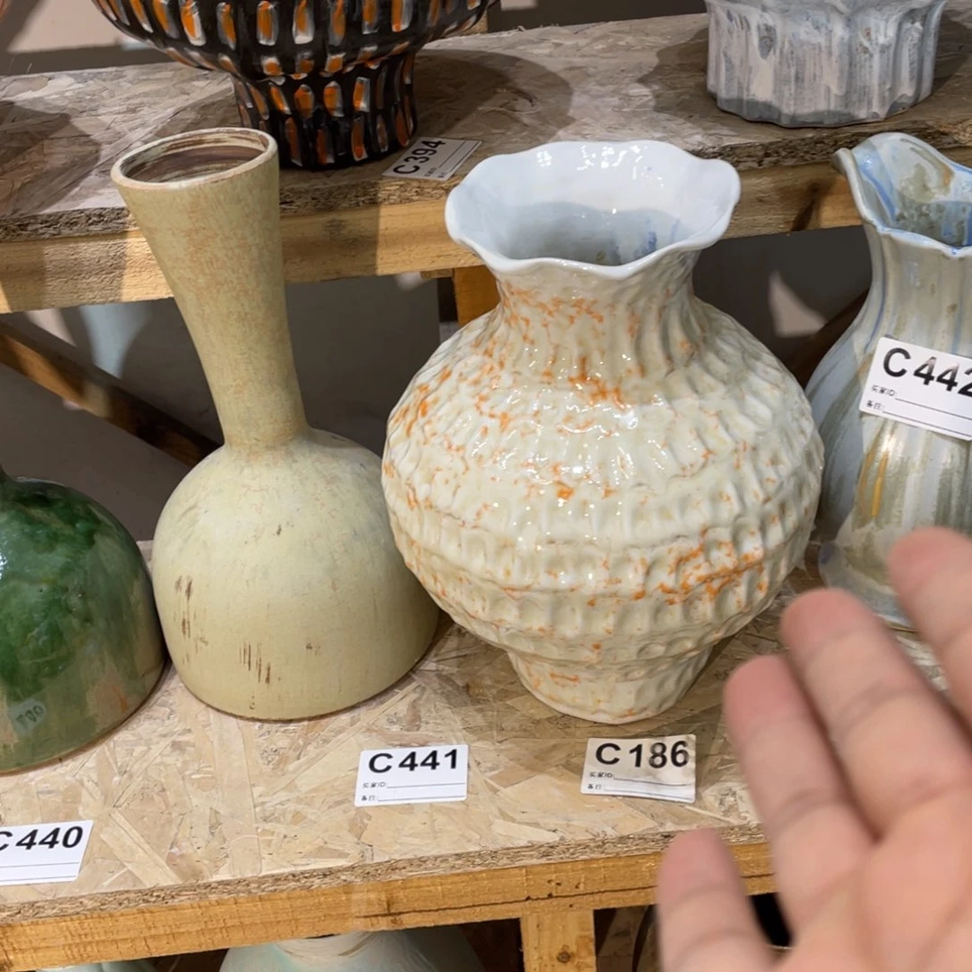 白泥花瓶景德镇陶瓷高度