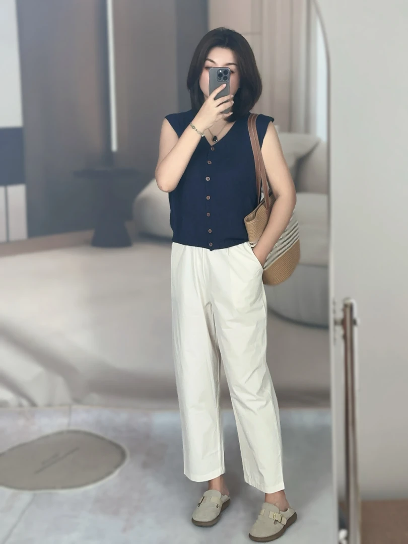 【美含推荐】设计师款夏季轻薄海岸休闲裤