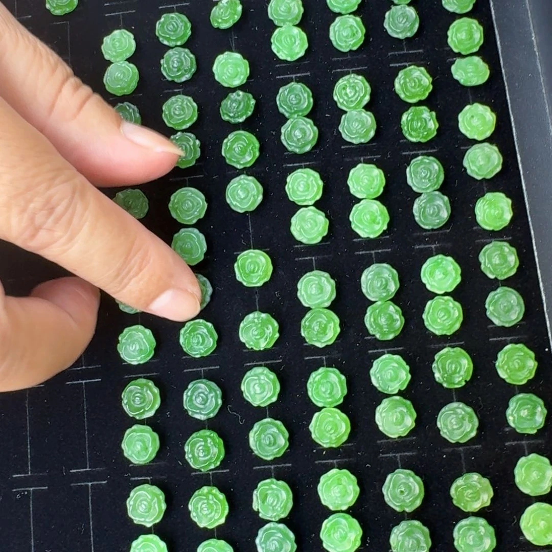 和田玉银S925镶嵌耳饰多样性发货，拍一发一