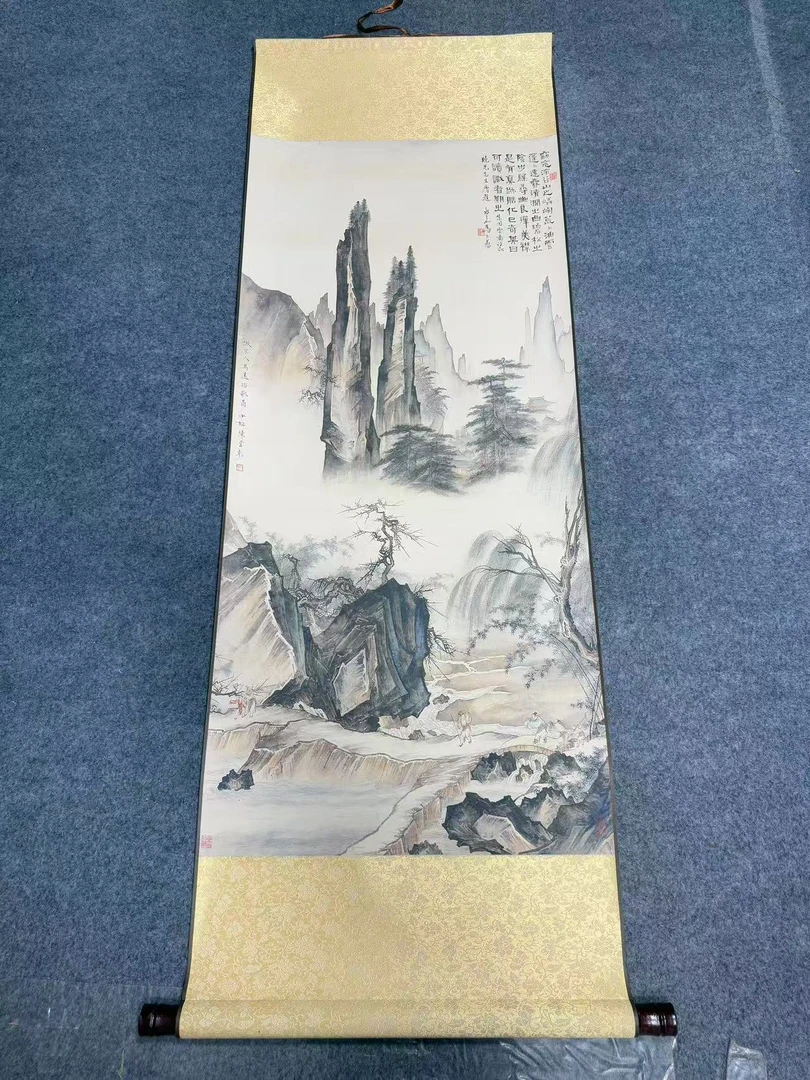 【踏歌行】 宽45高140 国画