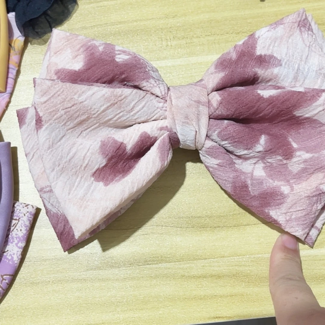 布艺铁合金蝴蝶结发夹