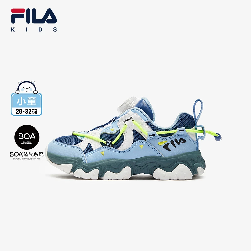 FILAKIDS斐乐儿童正品男女同款运动鞋冬季小童跑鞋K14B441104F/G