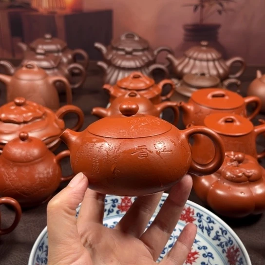 茶壶紫砂用****6原矿朱泥150毫升