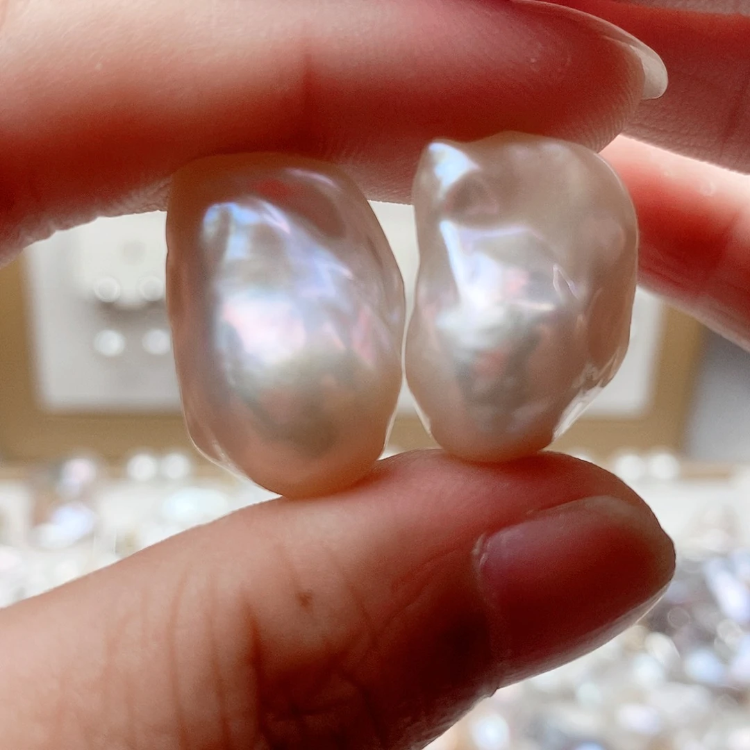 淡水珍珠银S925镶嵌颈饰