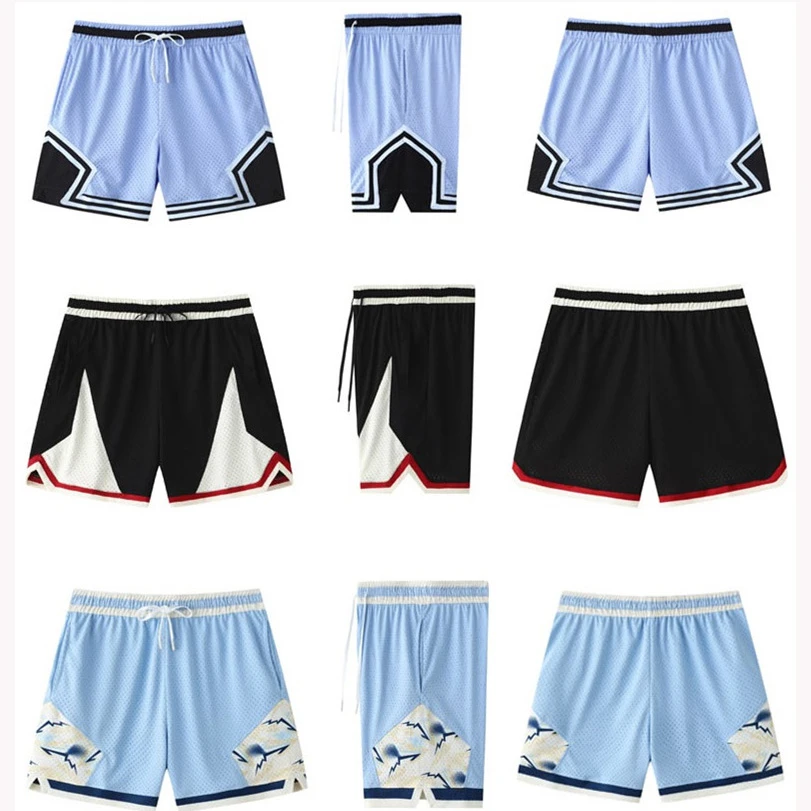 复古美式篮球裤休闲运动短裤宽松训练运动速干球裤青少年男女短裤