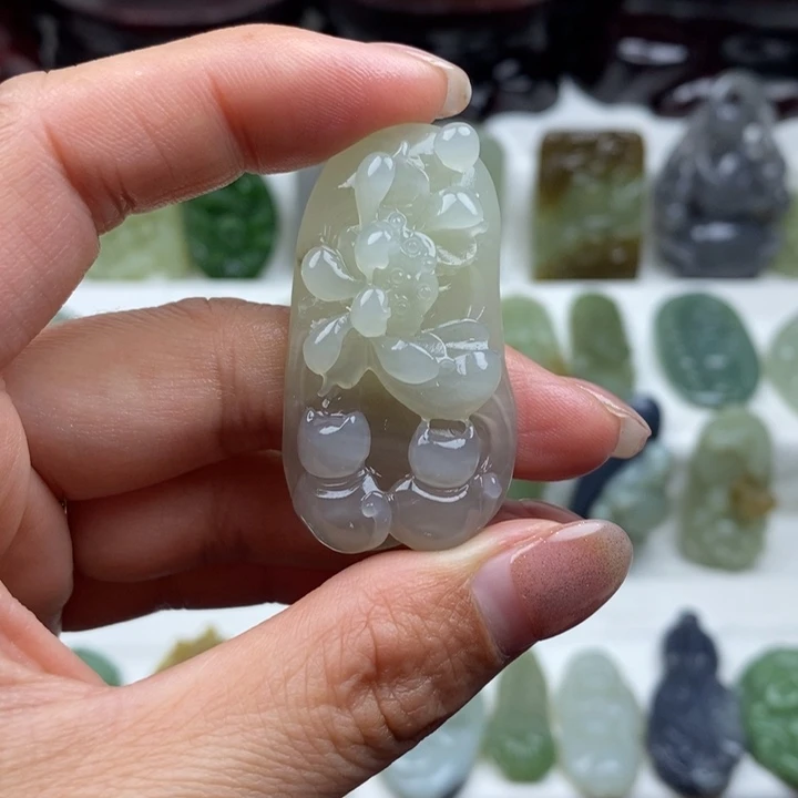 和田玉未镶嵌颈饰41