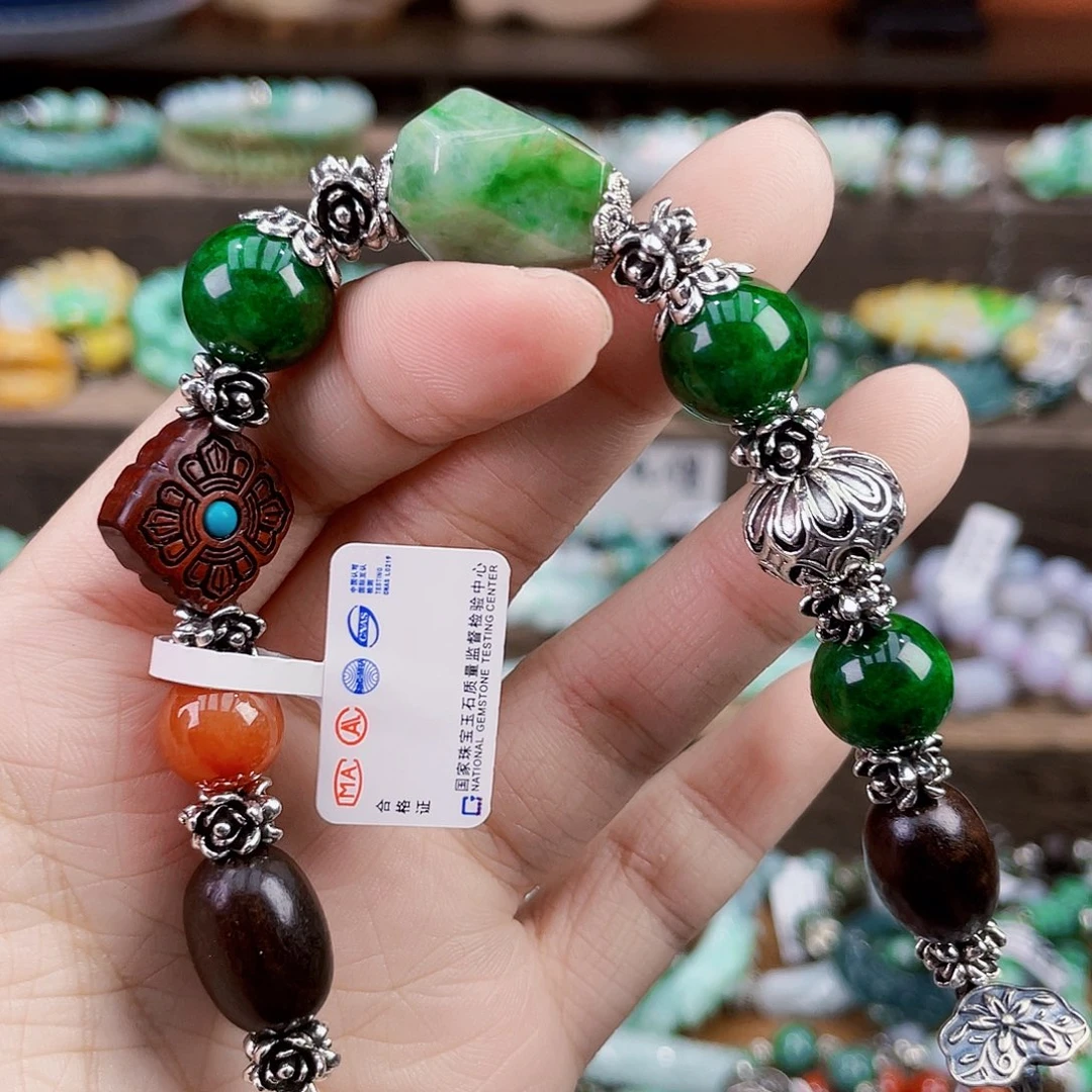 未镶嵌手链翡翠手链