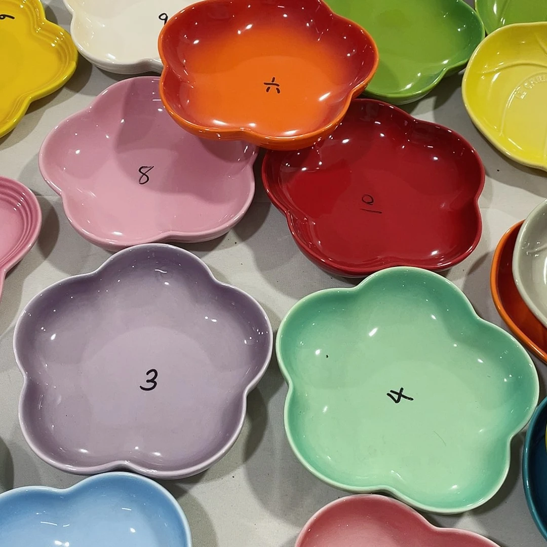 瓷片微瑕陶瓷餐具2个装精品