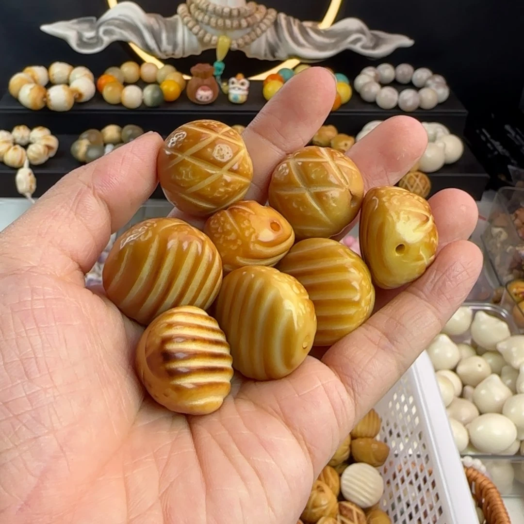 菩提根/象牙果吊坠微瑕牙果炭烤菠萝包10颗