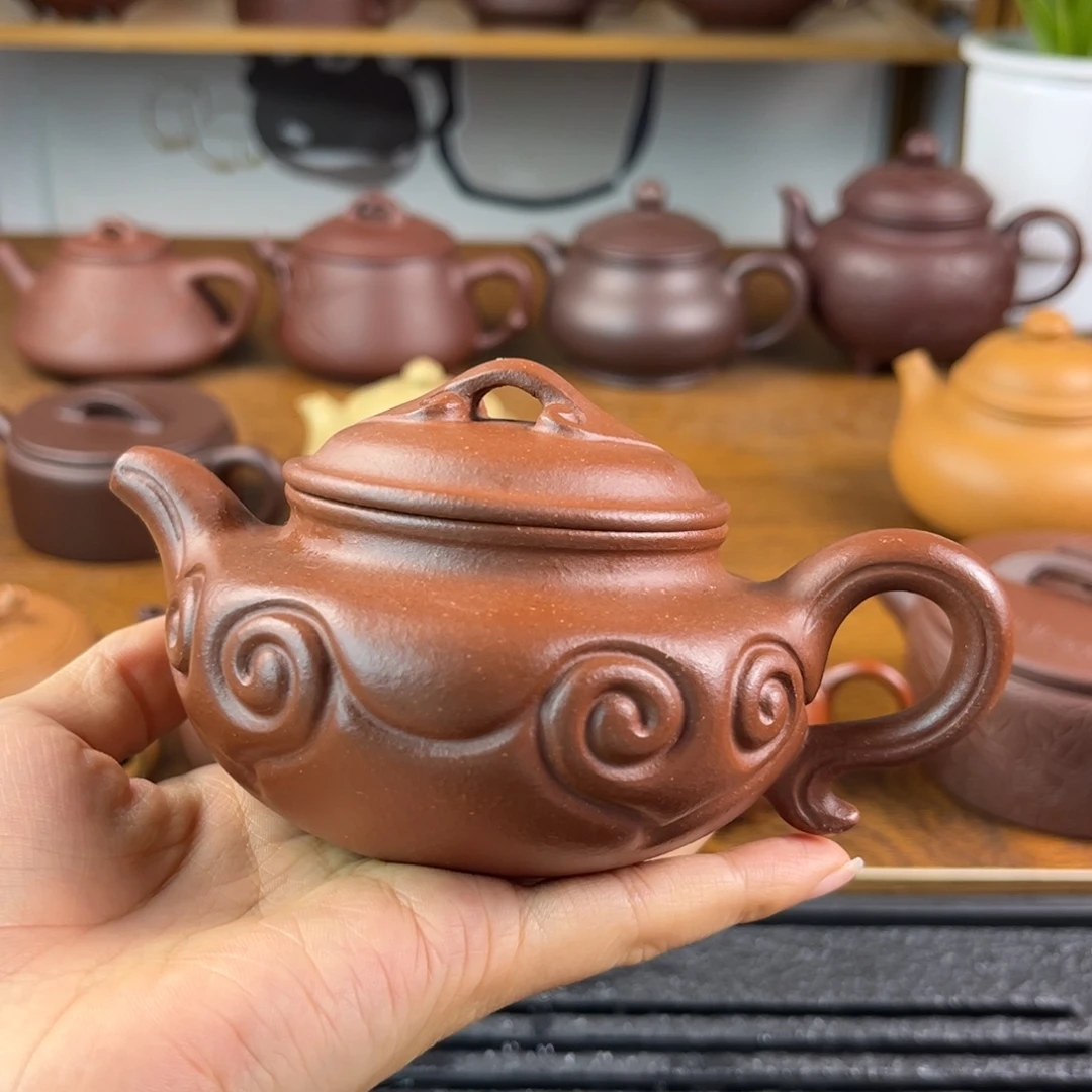 红***生茶壶紫砂手工制作工艺精湛