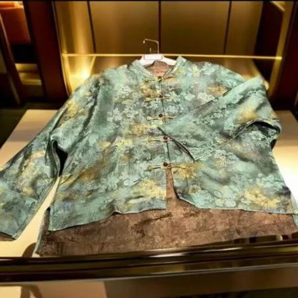 新中式四经绞萝减龄复古开衫外套-A120701