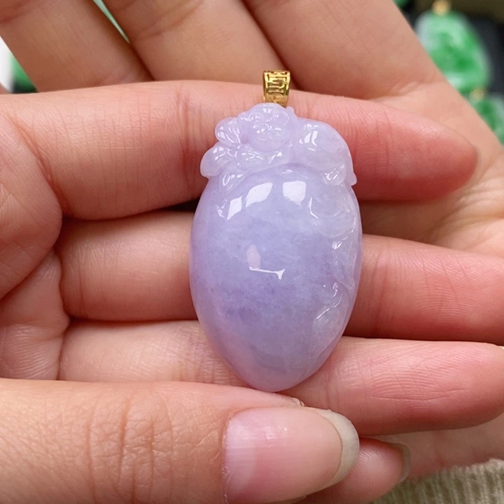 翡翠颈饰未镶嵌吊坠