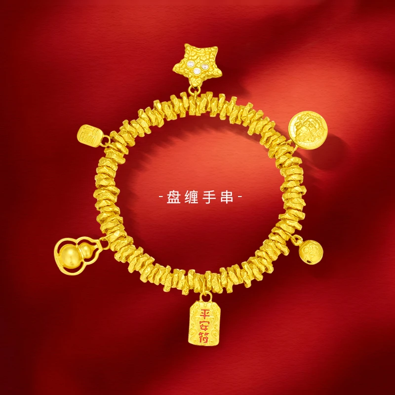 【雅婷精选】足金999 卡多宝盘缠 BP 91330 添金纳福