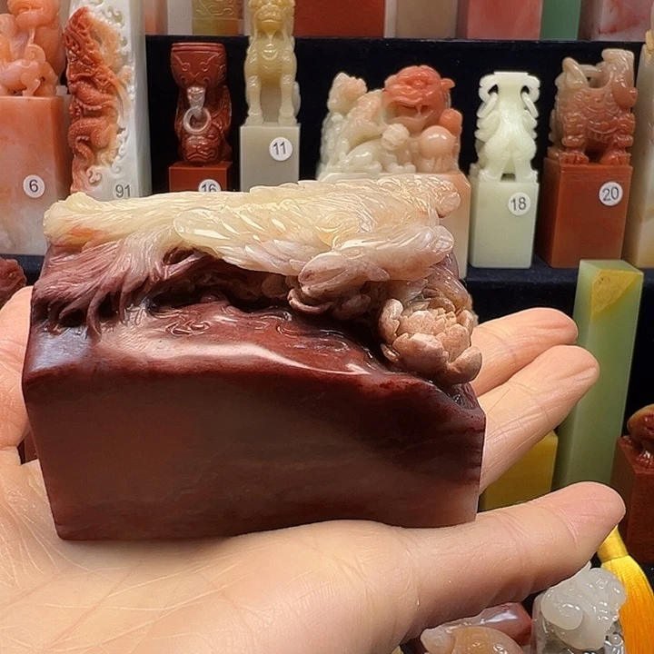 寿山石印石寿山石手工雕刻