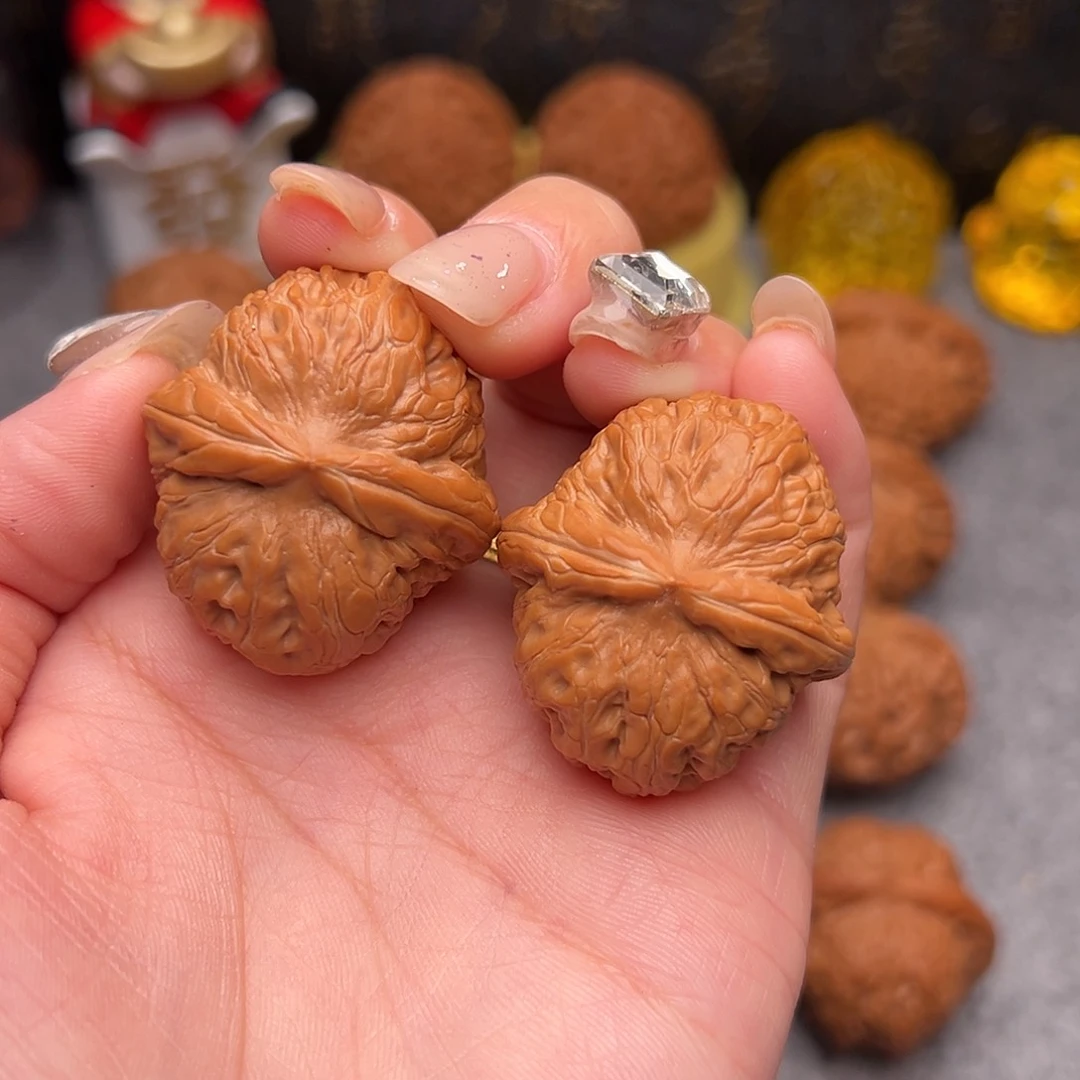 把件文玩核桃毕业精品精配元宝全品37球宝