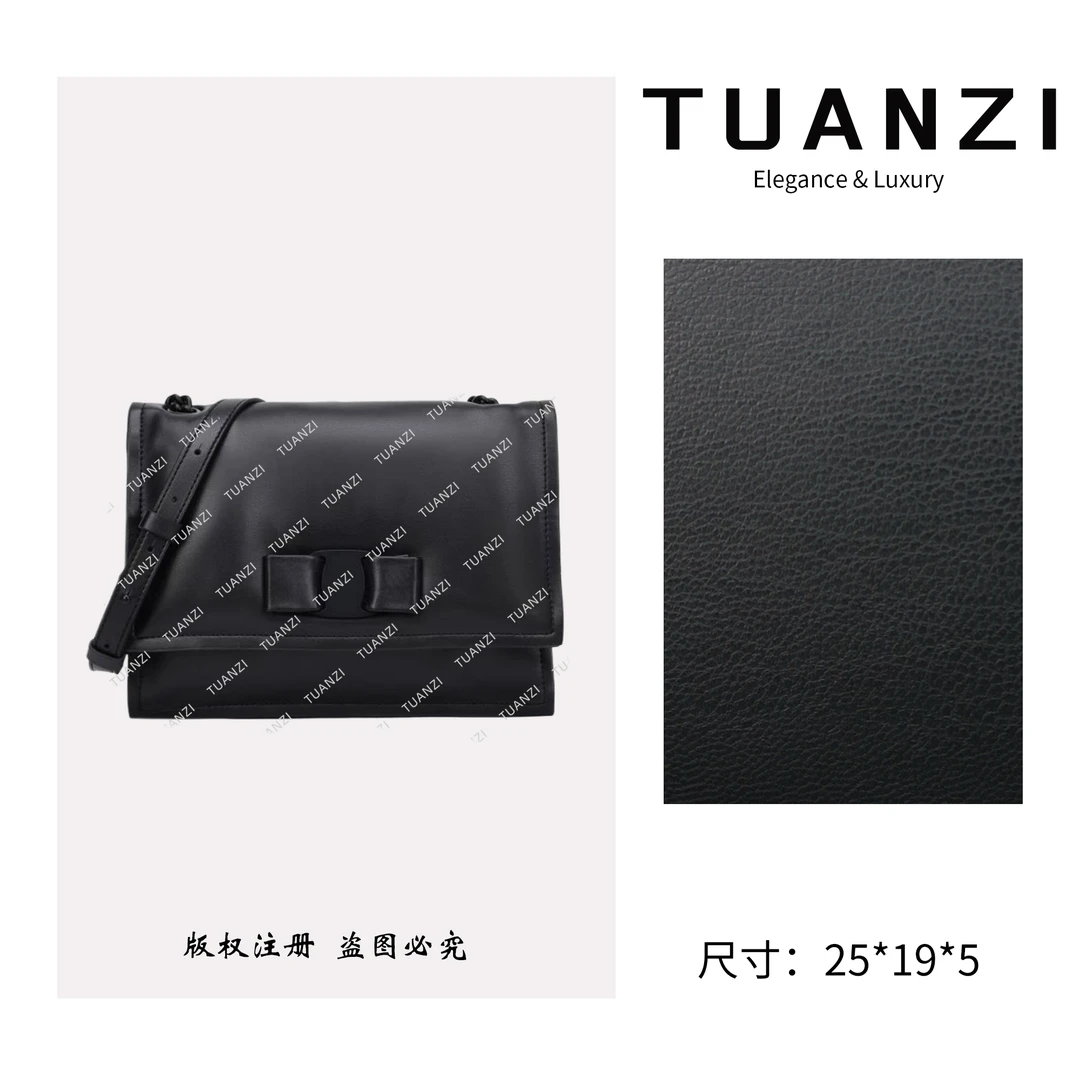 【高端玩家】Viva Bow单肩斜挎女包 QYX-6899-黑色