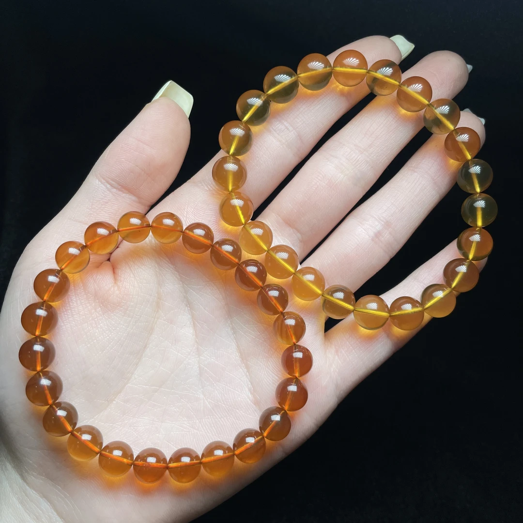 【云上叙】V38178-M-琥珀单圈手串—多样性发一件-7.5mm（甄选）