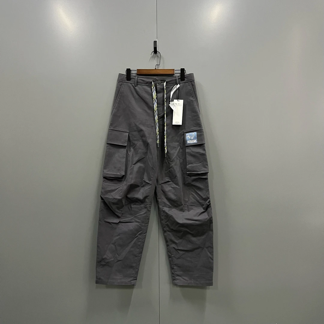 95新 LouisVuitton/路易威登 a4 灰色印花抽绳长裤 S码/bc005493