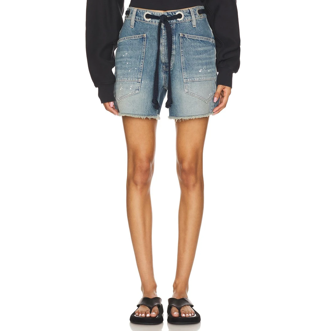 FREE PEOPLE MOXIE 短裤 蓝色