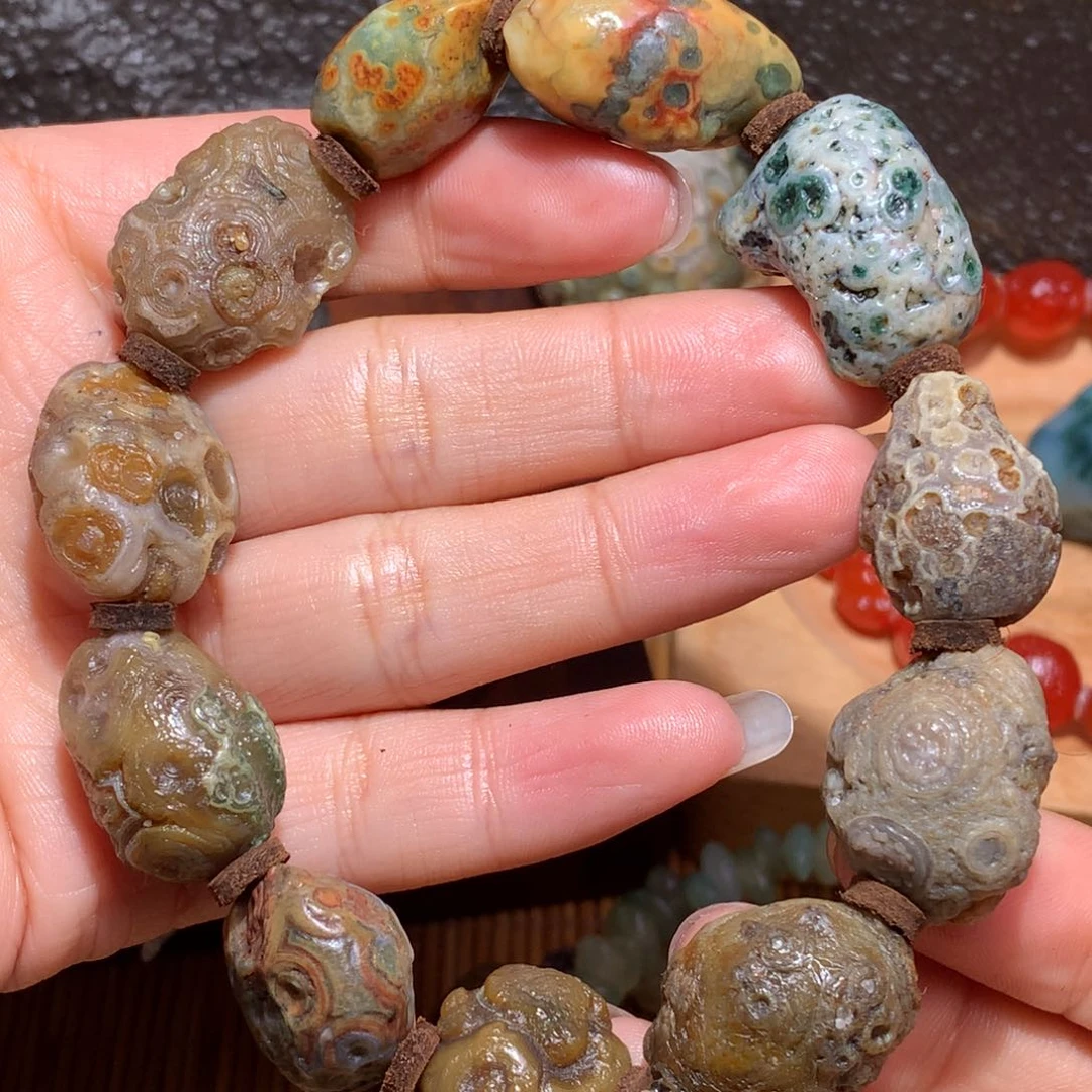 未镶嵌玛瑙/玉髓珠宝半成品