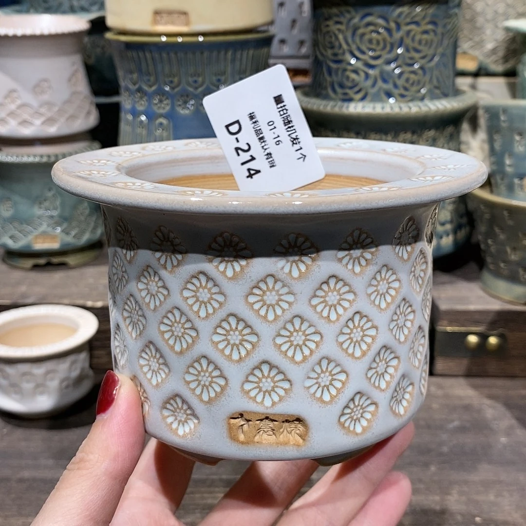 七里烧花盆1-16-214口径8