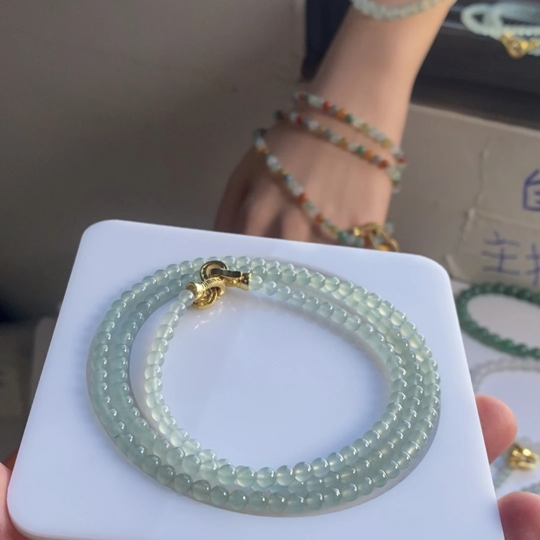 定制翡翠未镶嵌39 缅甸翡翠A货卡4